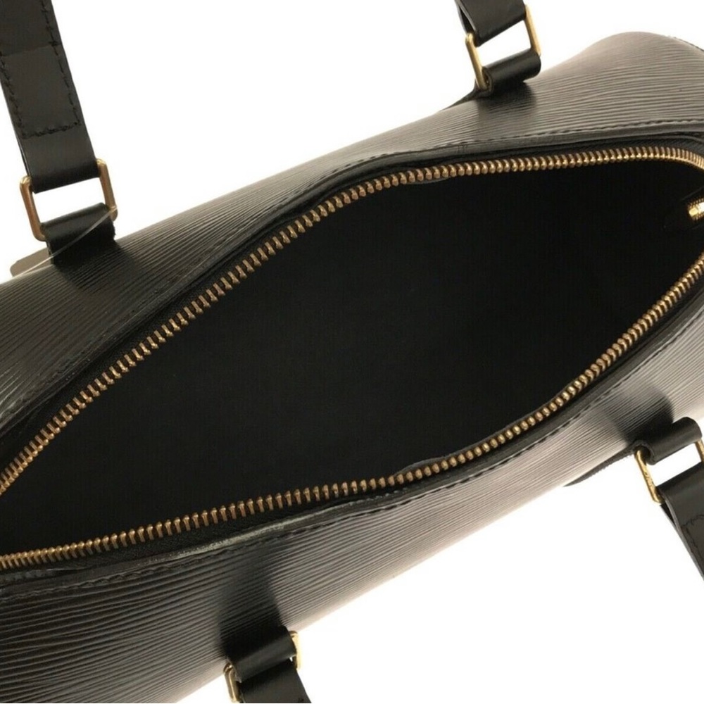 Louis Vuitton Epi Leather Noir Soufflot Papillon ~ 💯 AUTHENTIC - Picture 6 of 16